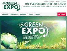 Tablet Screenshot of gogreenexpo.co.nz